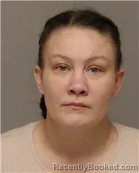 Mugshot of ASHLEY ANN HAYES booked in Anoka County, Minnesota on March 13, 2026