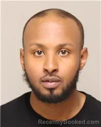 Mugshot of OMAR ABDIRAHMAN FARAH booked in Anoka County, Minnesota on April 1, 2026