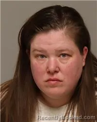 Mugshot of BRITTANY NICOLE LINDBERG booked in Anoka County, Minnesota on April 4, 2026