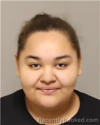 Mugshot of JAELYN MARIE THOMPSON booked in Anoka County, Minnesota on May 4, 2026