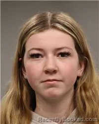 Mugshot of MAGGIE GRACE OHLAND booked in Anoka County, Minnesota on May 26, 2026