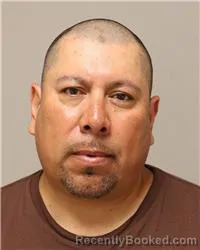 Mugshot of Gerardo Ortiz Ortiz booked in Anoka County, Minnesota on July 30, 2026