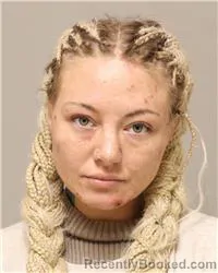 Mugshot of Tayler Marie Kehtel booked in Anoka County, Minnesota on August 1, 2026