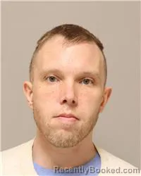 Mugshot of Justin Edward Kohler booked in Anoka County, Minnesota on August 6, 2026