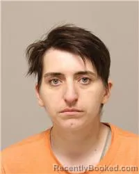 Mugshot of Haley Eva Haluptzok booked in Anoka County, Minnesota on August 7, 2026
