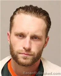 Mugshot of Anthony Vincent Schuman booked in Anoka County, Minnesota on August 15, 2026