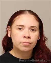 Mugshot of Sabrina Bree Hill booked in Anoka County, Minnesota on August 19, 2026
