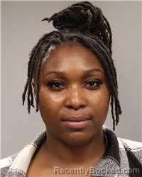 Mugshot of Tynisha Lashaun Brown booked in Anoka County, Minnesota on August 21, 2026