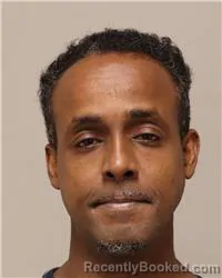 Mugshot of Abdifatah Abdullahi Ahmed booked in Anoka County, Minnesota on August 21, 2026