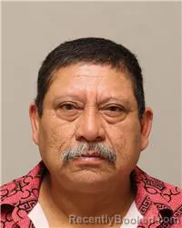 Mugshot of Heriberto Zapata Herrera booked in Anoka County, Minnesota on August 21, 2026