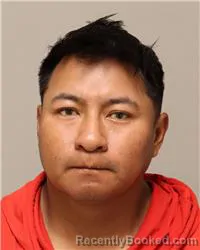 Mugshot of Luis Antonio Caguana-Cela booked in Anoka County, Minnesota on August 24, 2026