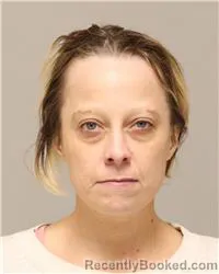 Mugshot of Rachelle Lynn Gunderson booked in Anoka County, Minnesota on October 4, 2026