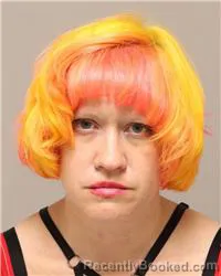 Mugshot of Erin Deann Stearns booked in Anoka County, Minnesota on October 16, 2026