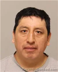 Mugshot of Fabian Marcelo Montero Tacuri booked in Anoka County, Minnesota on October 19, 2026
