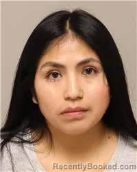 Mugshot of Vanessa Marisol Tenasaca-Sisalima booked in Anoka County, Minnesota on October 19, 2026