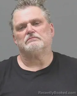 Mugshot of Timothy Marvin Brinker booked in Blue Earth County, Minnesota on August 23, 2026