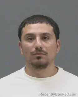 Mugshot of Angel Palacious Gracia booked in Blue Earth County, Minnesota on September 1, 2026