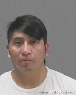 Mugshot of Jacinto Gomez Lopez booked in Blue Earth County, Minnesota on July 31, 2026