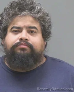 Mugshot of Cesar Alejandro Hinostroza booked in Blue Earth County, Minnesota on October 2, 2026