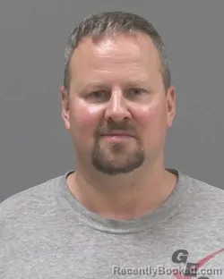 Mugshot of Rodney Wayne Lyon booked in Blue Earth County, Minnesota on August 1, 2026