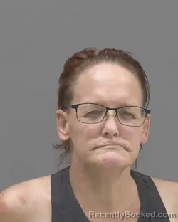 Mugshot of Jessica Nicole Ray booked in Blue Earth County, Minnesota on August 9, 2026