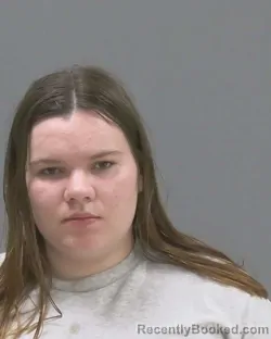 Mugshot of Mikayla Lynne Rosenberg booked in Blue Earth County, Minnesota on September 2, 2026