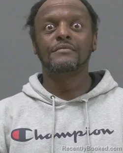 Mugshot of Rahsann Omar Williams booked in Blue Earth County, Minnesota on October 2, 2026