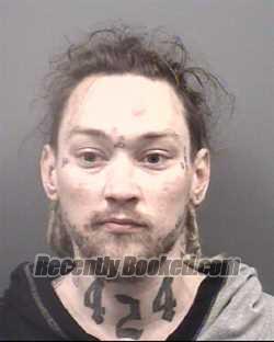 Booking photo from Rowan County, North Carolina