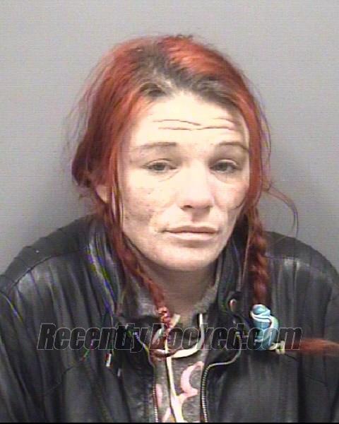 Booking photo from Rowan County, North Carolina