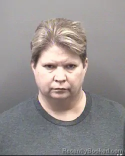 Mugshot of Amber Dawn Crook Hartman booked in Rowan County, North Carolina on October 6, 2026