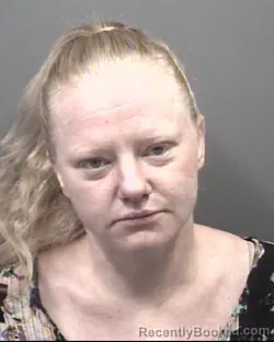 Mugshot of Amanda Leigh Haire booked in Rowan County, North Carolina on July 29, 2026