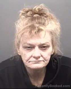 Mugshot of Angela Strickland Honeycutt booked in Rowan County, North Carolina on August 9, 2026