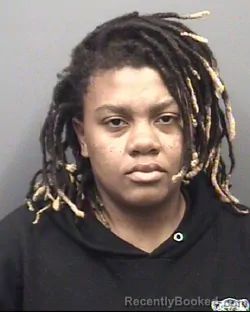 Mugshot of Amairee Simone Legette booked in Rowan County, North Carolina on October 10, 2026