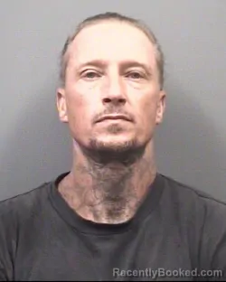 Mugshot of Christopher Douglas Earnhardt booked in Rowan County, North Carolina on September 9, 2026