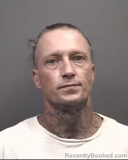 Mugshot of Christopher Douglas Earnhardt booked in Rowan County, North Carolina on September 12, 2026