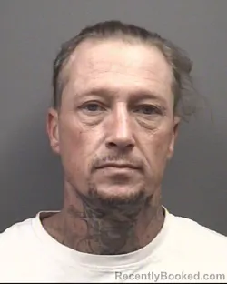 Mugshot of Christopher Douglas Earnhardt booked in Rowan County, North Carolina on October 24, 2026