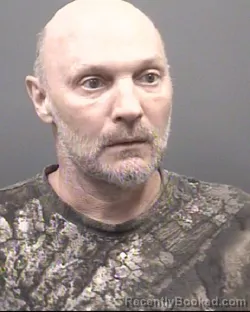 Mugshot of DAVID ALAN POLK booked in Rowan County, North Carolina on May 13, 2026