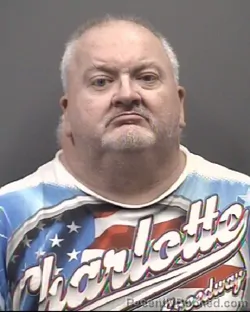 Mugshot of Fred Thomas Tyner booked in Rowan County, North Carolina on October 6, 2026