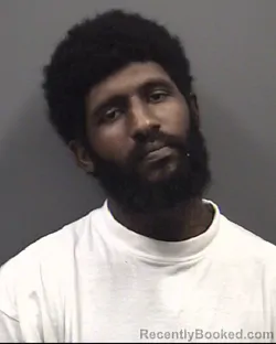 Mugshot of Hakeem Jamal Lee Jones booked in Rowan County, North Carolina on August 13, 2026