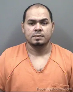 Mugshot of Junior A Andino-Moncada booked in Rowan County, North Carolina on October 26, 2026