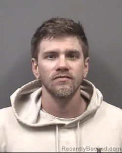 Mugshot of Justin Leigh Carter booked in Rowan County, North Carolina on July 30, 2026