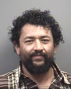 Mugshot of Juan Francisco Serna-Miranda booked in Rowan County, North Carolina on August 13, 2026