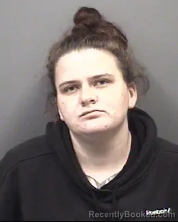 Mugshot of Katelin Lynn Riley booked in Rowan County, North Carolina on October 12, 2026