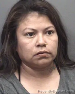 Mugshot of MIRNA CECILA GARCIA booked in Rowan County, North Carolina on June 4, 2026