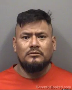 Mugshot of Ramon Galvez Garcia booked in Rowan County, North Carolina on August 14, 2026