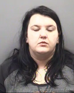 Mugshot of Rachel Leann Robbins booked in Rowan County, North Carolina on October 16, 2026