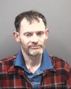 Booking photo from Rowan County, North Carolina