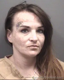 Mugshot of Sarah Faye Waddell booked in Rowan County, North Carolina on August 12, 2026