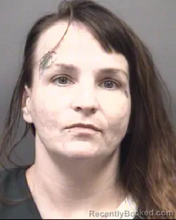 Mugshot of Sarah Faye Waddell booked in Rowan County, North Carolina on October 13, 2026