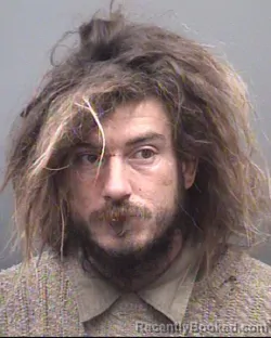 Booking photo from Rowan County, North Carolina